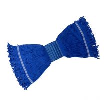 Ahlsen - Pack Replacement Mop Heads, Commercial Cleaning Mop Heads Wet Thread Blue Mop Head Refills, Heavy Duty Industrial Cotton Mop Head, Large