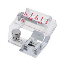 Ahlsen - Pied de Biche Biais en Métal et Plastique Réglable de 5 à 20 mm Pied Presseur Surjeteuse Générique Pied Presseur Durable Robuste pour