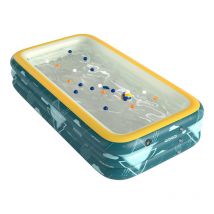 Piscine gonflable, Jardin piscine ,Piscine , Piscine Familiale Gonflable Automatique Sans Fil Piscine Pour Enfants, Double Baignoire Piscine Pour