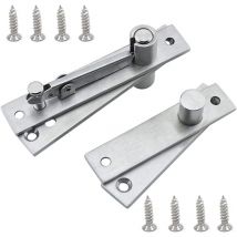 Leisei - Ahlsen Pivot Hinge, Door Pivot Hinge, Concealed Pivot Door Hinge, Up and Down Pivoting Door Hinge, Stainless Steel for Cabinets, Wardrobes