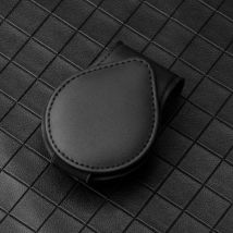 Porte-Lunettes De pour Voiture, Magnétique en Cuir Clip Cintre De Lunettes pour Voiture, Support de Lunettes De Soleil De Visière Voiture Universel