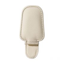 Porte-Lunettes De Voiture Support De Lunettes De Soleil De Voiture en Cuir VéRitable Porte-Lunettes Cuir Clip De Lunettes De Soleil Universel