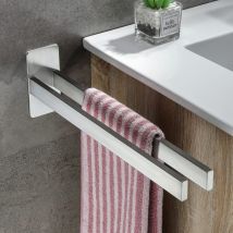 Porte-serviettes sans perçage porte-serviettes porte-serviettes mural type 304 porte-serviettes en acier inoxydable porte-serviettes de cuisine