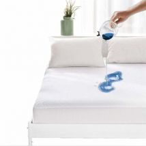 Ahlsen - Protège-matelas - dimensions 160x200cm - surmatelas imperméable - protège-matelas - anti-allergique aux acariens et aux moisissures