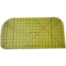 Règle de repassage à chaud, règle de patch, règle de tissu de repassage, règle de couture en résine - Ahlsen
