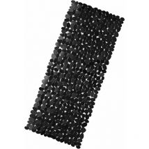 Rutschfeste Duschmatte, Kinder-Badewannenmatte mit Anti-Schimmel-Saugnapf, maschinenwaschbarer Kiesel-Duschboden, Latex-Phthalat-frei, extra lang, 88