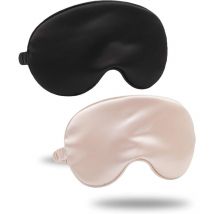 Ahlsen - Silk Satin Sleep Mask with Elastic Strap for Men and Women