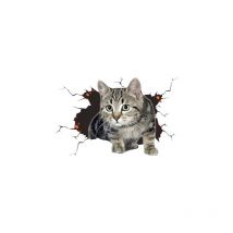 Stickers De Voiture 3D Stickers De Chat Mignon Stickers De Mur à Thème Animalier Stickers De Voiture Crackers De Voiture Stickers De Voiture