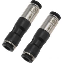 Ahlsen Stück 6 mm Schnellstecker-Rückschlagventil, pneumatischer Durchfluss, Druckluft-Rückschlagventil-Anschlüsse, zum Anschließen des Luftschlauchs