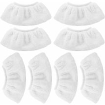 Stück Mikrofasertücher für Kärcher, 19 x 10 cm, Tücher für Handdüsenzubehör für Dampfreiniger sc 1, 2, 3, 4, 5 - Ahlsen