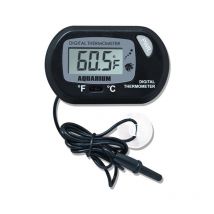 Thermomètre Aquarium - lcd Digital Thermometre Aquarium avec Ventouse Et Sonde à Immersion pour Aquarium,Terrarium - Ahlsen