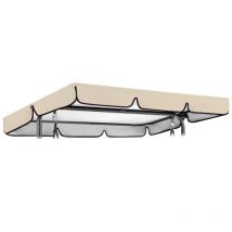 Ahlsen - Toit de Rechange pour Balancelle de Jardin, Housse de Rechange, Toit de Balancelle de Jardin étanche, Balancelle Remplacement pour Les