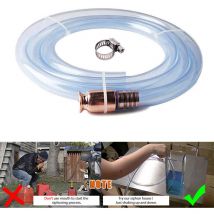 Ahlsen - Tuyau Siphon Pompe pour Gaz/Essence/Carburant Eau Auto-amorçante Siphon Tuyau Pompe Shaker Siphon Transfert Shaker Siphon Automatique