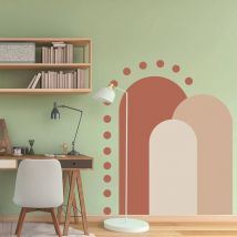 Ahlsen Un lot de Stickers Muraux Autocollants Muraux Arche Boho Décoration Murale