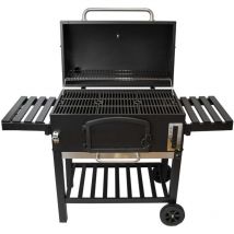 Ahumador Barbacoa bbq 59x43.5cm Parrilla Grill Carbón Portátil Exterior Aire Libre Jardín Patio Cubierta lluvia Abridor Botellas Cepillo Alambre