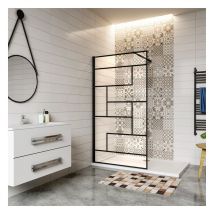 Aica Sanitaire - aica paroi de douche 70x200cm paroi de douche à l'italienne en 8mm verre anticalcaire style moderne
