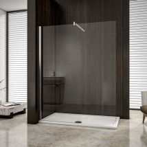 Aica Sanitaire - aica paroi de douche 150cm en 8mm verre anticalcaire hauteur:200cm douche italienne