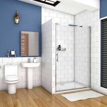 AICA porte de douche 110x190cm paroi de douche coulissante porte coulissante