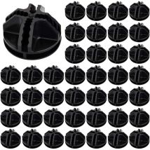 40pcs Fils Cube Plastique abs Connecteur Cube de Rangement Blanc Raccord Meuble de Rangement Raccord Meuble de Rangement Cube de Fil Modulaire Cube