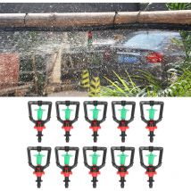 Aiducho - Buse Suspendue de Type g pour Arroseur D'arrosage, Buse de Pulvérisation de Réfraction à Micro-buse Rotative pour Serre 10 Ensemble