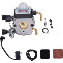 Aiducho - Carburateur Bobine D'allumage Kit De Filtre à Carburant Tondeuse Carburateur Pièces De Tondeuse à Gazon Kit Carburateur Allumage Filtre à