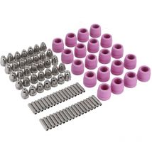 Aiducho - Coupeur De Plasma, 90 Pcs/Ensemble Ag-60 Torche De Découpe Au Plasma Consommables Electrode Buses Kit De Tasses Pour La Torche De Découpe