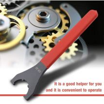 Aiducho - Er32 Clef a Molette De Precision En Caoutchouc Rouge, Clé à Serrage Mandrin De Serrage Pour Tour De Fraisage Machine à Graver Accessoires