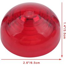 Kit De 8 Lentilles De Feux Clignotants Latéraux Jaune + Blanc + Rouge Pour Land Rover Série 3/Defender - Aiducho