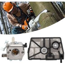 Aiducho - Kit De Carburateur De Jardin En Aluminium Moulé Sous Pression, Accessoire De Remplacement Pour Tronçonneuse Stihl 028