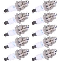 Lot De 10 Bougies D'allumage L7t Pour Débroussailleuse Pour Tronçonneuse De Rechange Pour Tronçonneuse - Aiducho