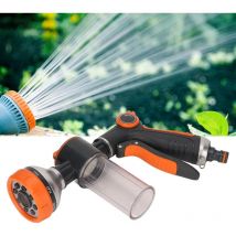AIDUCHO Machine De Pulvérisation D'eau Jardin 8 Modes Haute Pression Multifonctionnel Arrosage Mousse Pulvérisateur Équipement D'arrosage Fournitures