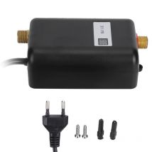 Aiducho - Mini Chauffe-Eau Électrique Chauffe-Eau Instantané Sans Réservoir Pour Salle De Bains Cuisine Fournitures De Lavage Noir Ue 220-240v 3800w
