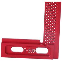 Aiducho - Règle de trou Outil de mesure Accessoire de travail du bois Résistant à l'usure Antirouille Alliage d'aluminium