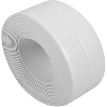 Aiducho - Ruban d'étanchéité pour baignoire, mastic auto-adhésif de longueur de 3,2 m de long Ruban d'étanchéité imperméable à l'eau pour la cuisine
