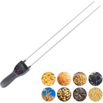Aiducho - Testeur d'humidité des grains avec sonde vocale 600MM pour riz blé orge maïs oléagineux soja millet sorgho pastèque