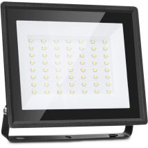 Foco led Exterior 50w 4300LM, Foco Proyectore led Exterior Impermeable IP65, Focos led Exterior 56 led, 6500K Blanco Frío para