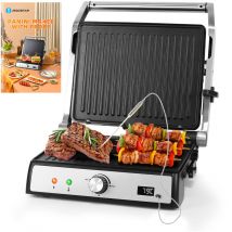 Elektrischer Dampfgarer 12 l, Dampfgarer mit 3 stapelbaren Behältern, Eierkochhalter, 60-Minuten-Timer, Reiskochbehälter, BPA-frei, 900 w - Aigostar