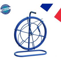 Milnov - Aiguille fibre de verre 6 mm l 80 m sur moyen dévidoir sans roulettes