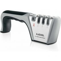 Euritecsa - Aiguiseur Couteaux Professionnel, 4-en-1 Aiguiseur de Cuisine Affuteur Couteau et Ciseaux, Knife Sharpener avec Gomme antidérapante pour