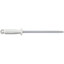 Arcos - Aiguiseur de couteaux Chaira 278514 avec lame en acier au carbone de 30 cm et polypropylène blanc mango avec couvercle de lame ø 13 mm