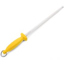 Arcos - Aiguiseur de couteaux Chaira 278515 avec lame en acier au carbone de 30 cm et polypropylène jaune mango avec couvercle de lame de 13 mm ø 13