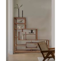 Aiko - Étagère en bois massif en escalier