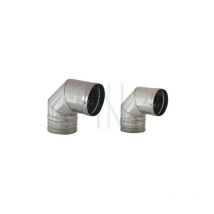 Aile coudA e courbA e pour conduits de fumA e en acier inoxydable 90 PoA le 8 cm 80 mm