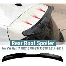 Dmtool - Aileron de toit arrière noir brillant Pour Volkswagen Pour vw Pour Golf 7 MK7.5 vii gti r gtd Max 2014-2019 Aileron de toit arrière Wing