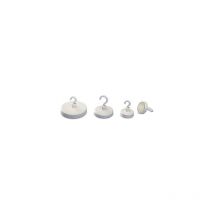 Crochet magnétique (ø) 36 mm rond, avec crochets blanc 1 pc(s) 52636 X016801 - Magnetoplan