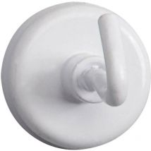 Aimant (ø x h) 25 mm x 36 mm rond, avec crochets blanc 5 pc(s) 6157802 - Maul