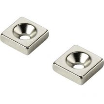 Aimant permanent rectangulaire N35 température limite (max.) : 80 °c Conrad Components W25L25T3-M5