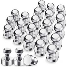 Aimant Puissant, Aimants, 12x16mm Aimant Frigo Extrêmement Puissant, Plaque Magnétique, Mini Aimant Portable (24 Pièces)