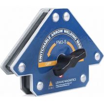 Aimants pour soudage,1 pièce FM3-S avec interrupteur, angle magnétique pour soudage 15-25 kg pour support d'angle 45 °, 90 °, 135 °