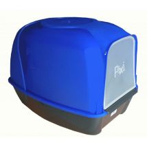 AIME Maison de toilette arrondie Kroki - 53 x 41 x 27.5 cm - Pour chat